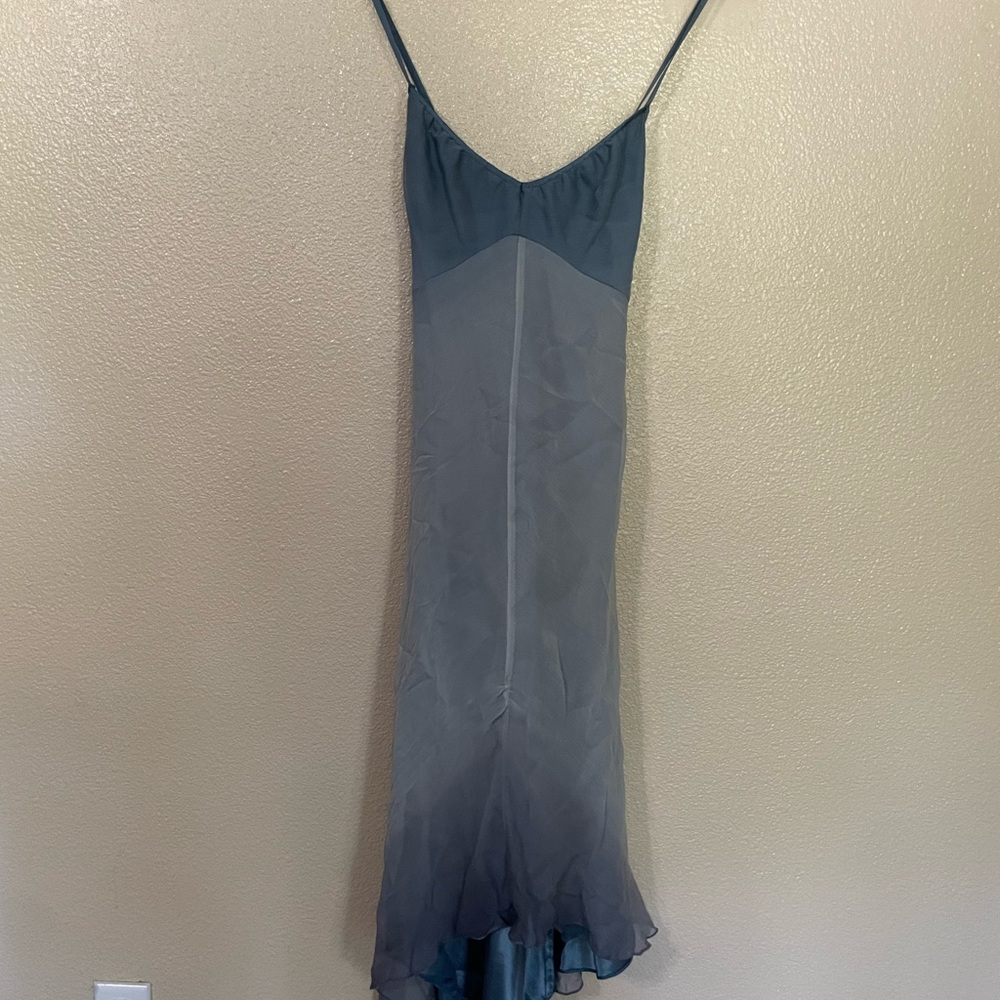 Elegant Blue Women's Slip Dress